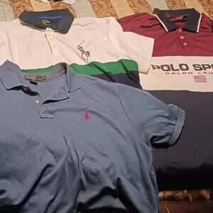 Lot 4 ralph lauren polo shirt men size xl make a offer